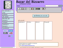 Tablet Screenshot of bazardelbizzarro.net